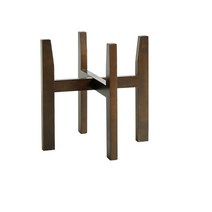 원목 화분받침대 우드스탠드 화분 스탠드 진열대 인테리어, 너도밤나무 월넛 B0241, 중(28cm)