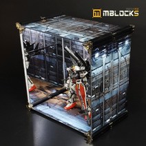 엠블럭스페셜에디션 F타입 3종 건담장식장 디오라마 건프라 아크릴 케이스 거실장 진열장, 06_에디션F타입_원피스_좌우미러형, 1개