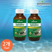 굿헬스 [굿헬스][무료배송] 스피루리나 500mg 500정 2병, 1세트
