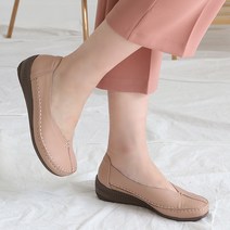지쎄수제화 브이라인 스티치 로퍼 카멜브라운