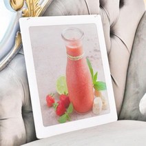 [바보사랑] 행잉액자_내몸을위한건강쥬스(사각중형), 타입:타입2.오이