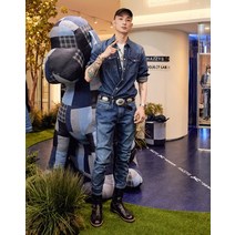 [박성진 착용] [HAZZYS X DENHAM] 중청 워싱 Italy fabric 데님 HZPA2D271B3