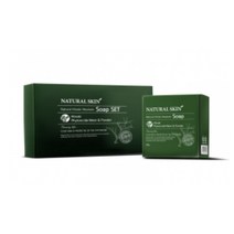 편백 가루비누 (화장비누) 3개입 (100*3ea) + 사은품 : 콜라겐 폼 클렌징 130ml (천연 편백가루 및 피톤치드 함유 노폐물 제거 및 트러블 개선)