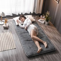 지퍼형토퍼 접이식 낮잠 매트리스 방바닥과 쿠션 싱글 침대 더블 홈 바닥에 놓이는 바닥
