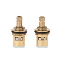 2 PCS 수도꼭지 교체 황동 1/4 회전 G1 / 2 
