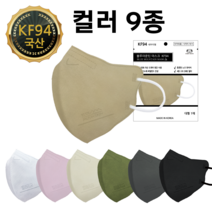 KF94 새부리형 마스크 블루마운틴 숨쉬기편한 귀편한 대형 컬러 국산, 50매입, 1개, 베이지 개별포장