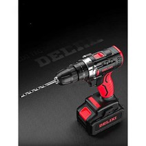 브러시리스충전드릴 가정용 스크루 드라이버 2배터리, 브러시리스 21v  2.0 배터리2  충전1