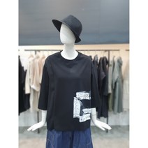 데무 우븐 믹스 프린트 티셔츠(MW2305951)