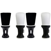 LFINA 이발소 액세서리 브러시 목 먼지떨이 4개 USA 미국, 16.5x5cmx2pcs, Black,Whitex2pcs, Black,Whitex2pcs