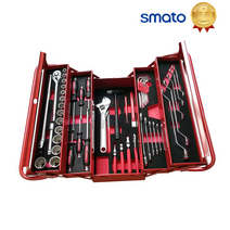 스마토 차량정비 정비소 자전거수리 이동식 휴대용 공구함 공구세트 52(PCS), 1개