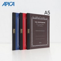 아피카 C.D. 노트북 프리미엄 A5, 상세설명 참조, 네이비-라인
