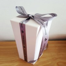[캔들레이디] 캔들용기 - 공효진용기 (대), 포장박스 대 - 화이트, 1개