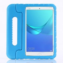 화웨이 메이트패드 T8 8.0인치 레노버 탭 4 10(TB-X304F/N) / 레노버 탭 4 10 플러스(TB-X704F) 케이스 어린이용 충격 방지 에바 케이스 컨버터블 핸들, 푸른