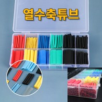 열 수축튜브 전선 배선 정리 연결 절연 튜브 커넥터 대용량 소량 단선방지, F 530PCS봉지