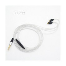 Shure SE215 SE315 SE535 SE846 용 헤드폰 케이블 Westone Wires 1.2m 교체 이어폰 케이블 오디오 코드, 03 은