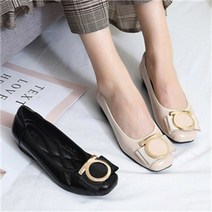 베리슈 베리슈 3.5cm 금장 버클 키높이 플랫슈즈 웨지힐 (6624803)