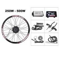 컨버터 부품 나사 레버 어탭터20-29er 700C MTX39 림 전기 자전거 변환 키트 스마트 라이트 허브 모터 36V, [07] 500W LCD8