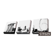 사진 한장을 액자 3개로 만든 3분할 캔버스액자, STF029