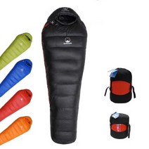 백패킹 차박준비물 오리털침낭 패더다운 700g 1000g, 후르츠 그린 구스다운 700G