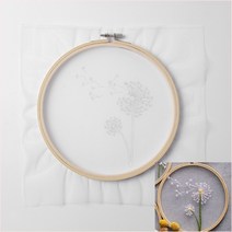 DIY 프랑스자수 패키지민들레 자수세트 프랑스자수용품 프랑스자수부자재 프랑스자수틀 프랑스자수도안 프랑스자수키트 프랑스자수준비물 프랑스자수배우기 프랑스자수세트