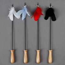 루리펫 2단 깃털 방울 낚시대, 랜덤발송, 1개