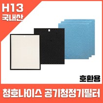 청호나이스 공기청정기필터 CHA-310BA 이과수A-032 호환(옵션확인), 헤파1+탈취2+미디엄6