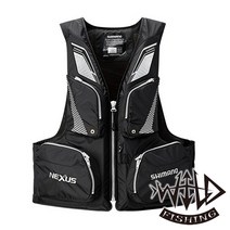 와일드피싱 시마노 넥서스 VF-142Q 구명복 구명조끼, VF-142Q 블랙 2XL