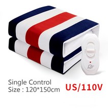 전기장판온도조절기220v 전기 담요 열 히터 매트 침대 시트 난방 매트리스 온도 조절기 따뜻한 쿠션 패드, 04 120x150CM-US