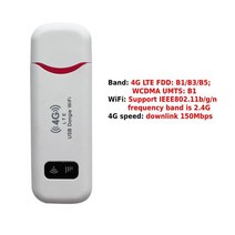 4G LTE 무선 USB 동글 모바일 광대역 150Mbps 모뎀 스틱 WiFi 어댑터 카드 와이파이 라우터 노트북, 03 C