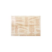 영문베이지유산지 100장-샌드위치 토스트 튀김깔개, 영문베이지유산지 100장-샌드위