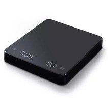 핸드드립저울 커피저울 원두저울전자 규모 가정용 주방 규모 3kg0.1g 1pcs 새로운 led 화면 충전 커피 규모 타이밍 핸드 양조 커피, [01] 01, 한개옵션1