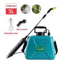 농약분무기 치파랠리 엔진 농약 살포기 배낭형5l 2400mah 전기 분무기 리튬 168, 초록