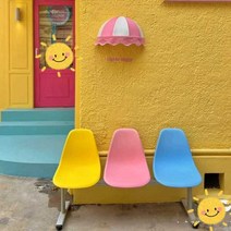 야외 벤치 버스 정류장 야구장 의자 플라스틱 공원, 2인