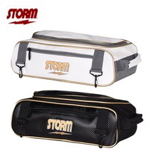 STORM 스톰 슈즈백 화이트 블랙 whgbkd 볼링화가방 신발주머니 볼트 모음 볼링용품, 화이트골드 WIG