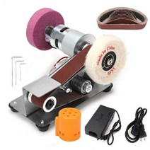 110V-220V 그라인더 샌딩기 다기능 데스크탑 수직 소형 미니 전기 벨트 기계 DIY 연마 고정 앵글, Set E