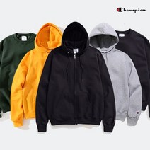 챔피온 길단 기모 맨투맨 후드티 후드집업 07.길단 88600 아시안핏 후드집업 화이트/S