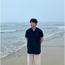 나일론반팔셔츠 남녀공용 롤업 시원한 반팔 바스락소재 여름 셔츠 3Color