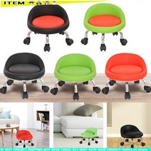 【ONDOCOMPANY】º˚ 네일 가구 인테리어 보조 의자 풋케어 스툴 간이 체어 인테리어 소품 ATS˙˚TD˛¸ERː, 【ondocompany】 그린(레드)