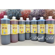 들꽃아트 안개보존액 1리터 1개 46색 / 프리저브드 용액 드라이플라워 보존화 염색약, 11.로얄블루