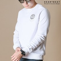 하트비트 아키잇 맨투맨 베이직핏 라운드 긴팔 티셔츠 커플룩 단체복 남자 여자 남여공용 빅사이즈 커플티 단체티