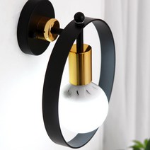 에이티데코 써클 led 벽등 볼램프 포함, 주광색