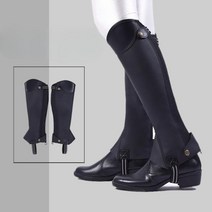 승마부츠 신발 레깅스 워머 가죽 승마 워커 롱 남여 공용 챕스 용품, L-둘레39cm, 1개