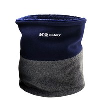 K2 safety 듀얼스타일 넥게이터 넥워머+ K2 맥스귀마개, 단품 K2넥워머 (네이비그레이) 1개