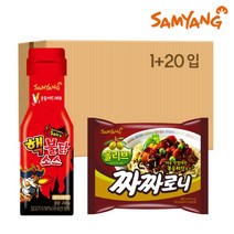 삼양 짜짜로니 20개+핵불닭소스 1개, 단품