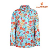 올포유 여성 폴리 플라워 프린트 점퍼 AWJUJ6301-830 G
