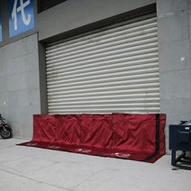 차수판 설치 이동식 무시공 물막이 침수방지 홍수극복, 빨간색