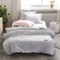 휴미인 국산 면 모달 차렵 이불 세트 솜 침구류 호텔 핑크 그레이 홈쇼핑 백화점 리안, 차렵이불(SS)