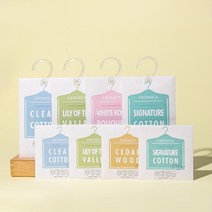 데이필데이 옷걸이형 샤쉐 옷장방향제 15g 6개SET, 대5p-시그니처코튼(신규향), 1개