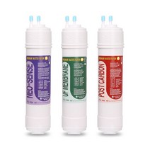 [필터탑스]SK매직 WPU-8215F 호환 프리미엄 정수기 필터 세트, 선택01_1회관리세트 1+1+1=3개