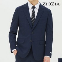 지오지아 지오지아 슬림 네이비 글렌체크 정장자켓 (ABB2SB1205)